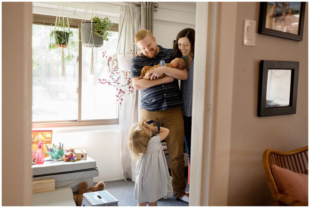 Newborn Photos in Clients Home